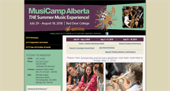 Desktop Screenshot of musicampalberta.com